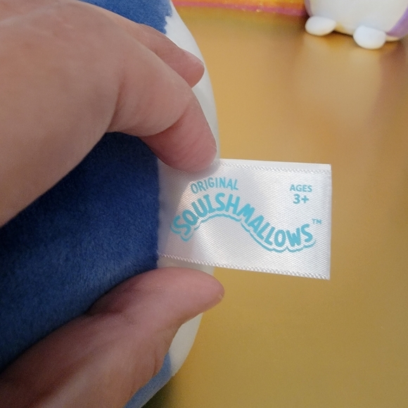 Lot of 3 Squishmallows Tyedye Pegacorn,Babs Blue Jay, Ursula the Purple Unicorn - Picture 7 of 10